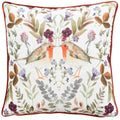 Front - Evans Lichfield Mirrored Robin Throw Pillow