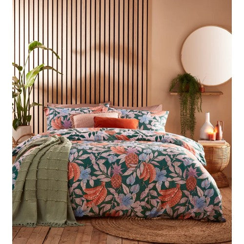 Front - Furn Cypressa Floral Duvet Set