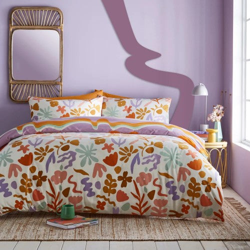 Front - Furn Amelie Floral Duvet Set