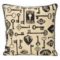 Front - Riva Home Keys Multi Cushion Cover