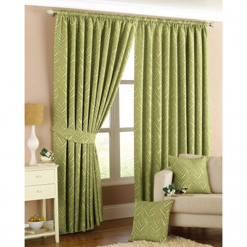 Front - Riva Home Willow Pencil Pleat Curtains