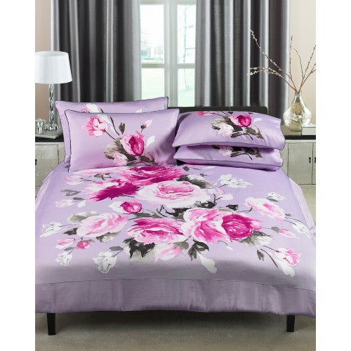 Front - Riva Home Windsor Duvet Sheet and Pillowcase Set