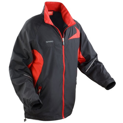 Front - Spiro Mens Micro-Lite Performance Sports Jacket