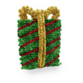 Front - Christmas Shop Decorative Tinsel Wall Plaque