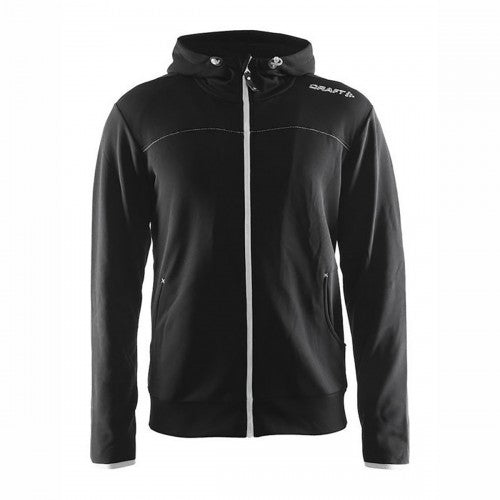 Front - Craft Mens Leisure Athletic Full Zip Hoodie Jacket