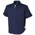 Front - Front Row Mens Short Sleeve Plain Drill Shirt