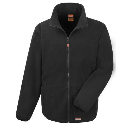 Front - Result Work-Guard Mens Heavy Duty Microfleece Work Jacket