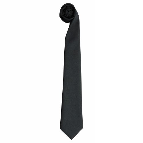 Front - Premier Tie - Men Plain Work Tie (Pack of 2)