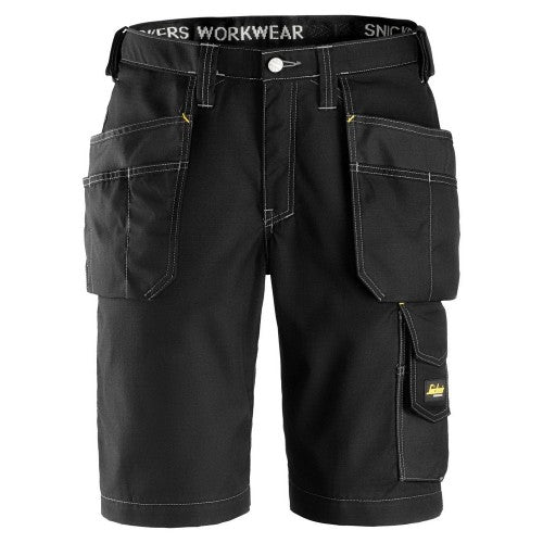 Front - Snickers Mens Craftsmen Ripstop Holster Pocket Shorts