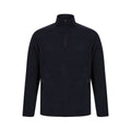 Front - Henbury Unisex Adults Quarter Zip Microfleece Jacket