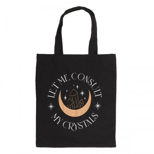 Front - Something Different Let Me Consult My Crystals Tote Bag