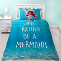 Front - Princess Ariel Kids Shellfie Reversible Single Duvet
