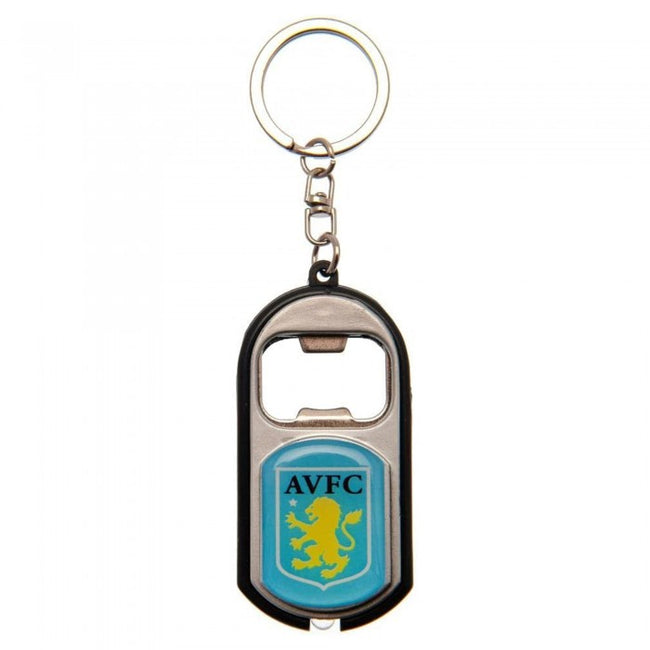 Front - Aston Villa Torch Light Bottle Opener Keyring