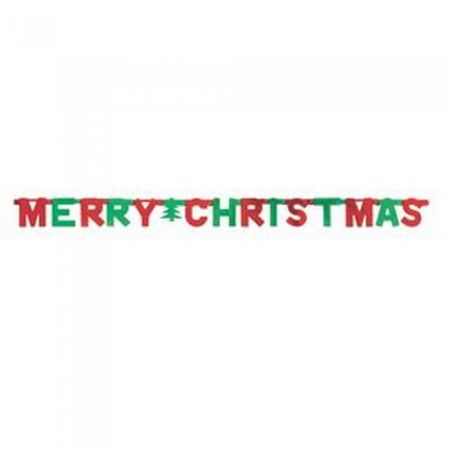 Front - Amscan Letter Christmas Banner