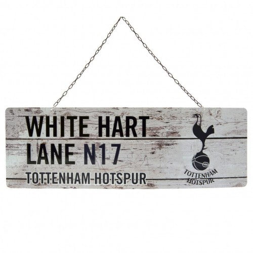 Front - Tottenham Hotspur FC Rustic Street Sign