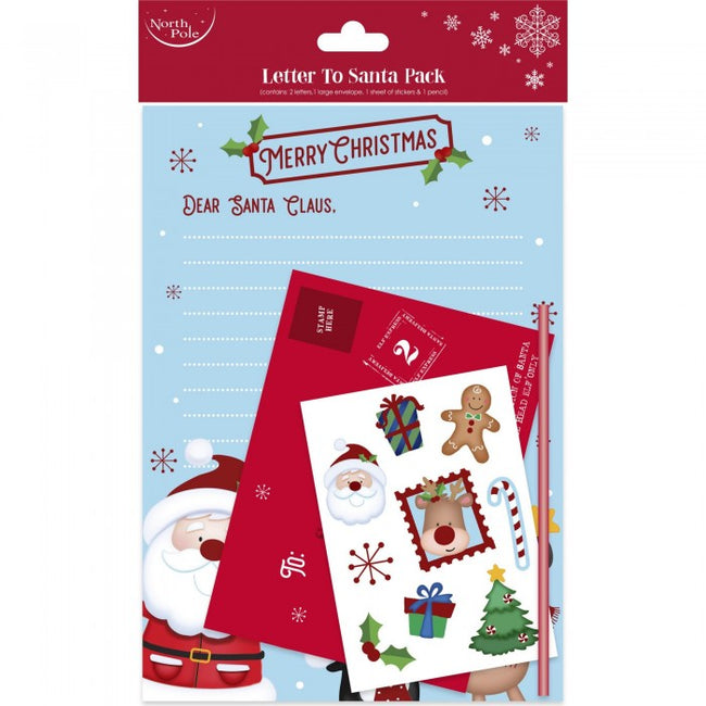 Front - Eurowrap Letter To Santa Christmas Stationery Set