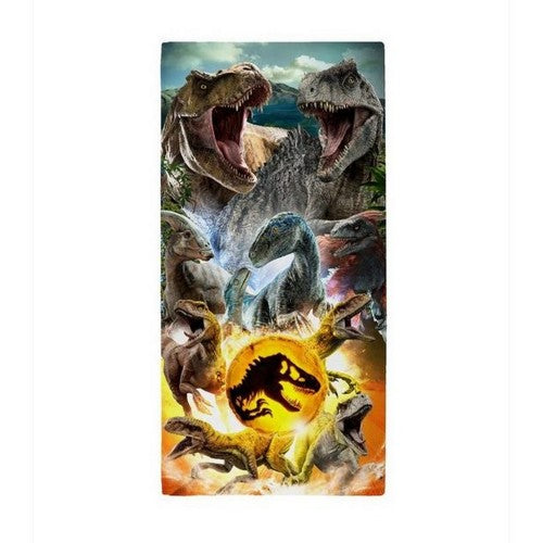 Front - Jurassic World Dinosaur Bath Towel