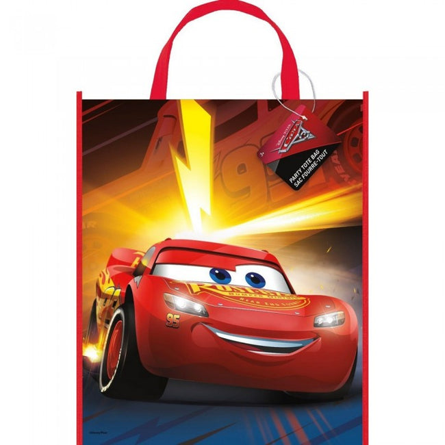 Front - Cars Printed Tote Bag