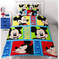 Front - Mickey Mouse Reversible Duvet Set