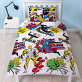 Front - Marvel Comics Scribble Rotary Duvet Cover Set