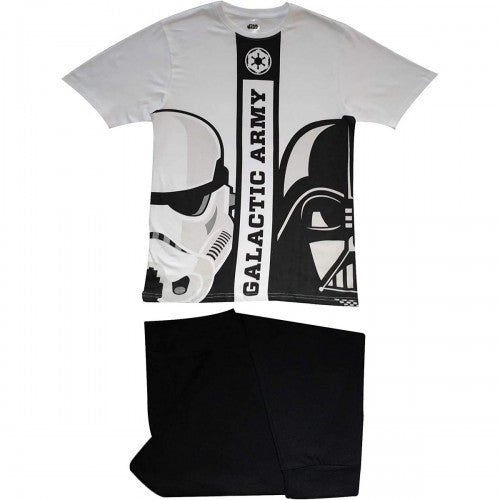Front - Star Wars Mens Galactic Army Pajama Set