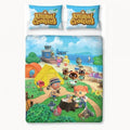 Front - Animal Crossing Beach Duvet Set