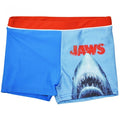 Front - Jaws Childrens/Kids Shark Swimming Trunks