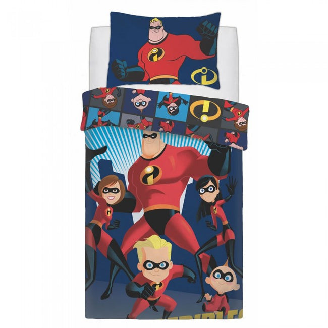 Front - Incredibles Super City Panel Duvet Set