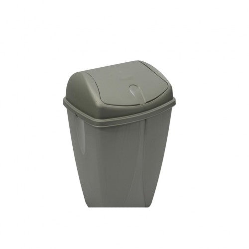 Front - TML Swing Lid Trash Can