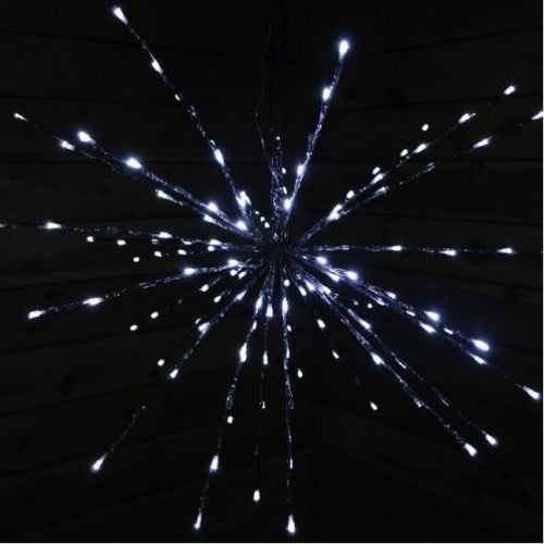 Cool White - Back - Kaemingk Christmas Flashing LED Polestar