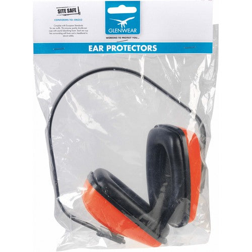 Orange - Front - Glenwear Ear Protectors
