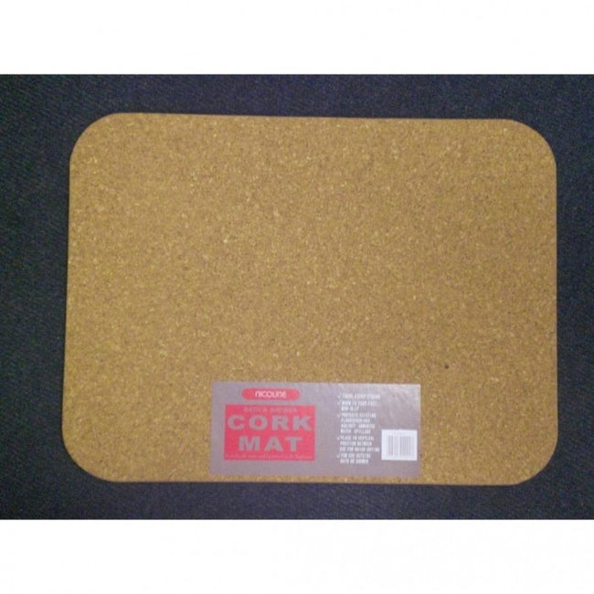 Front - Nicoline Cork Bath Mat