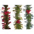 Front - Premier Tinsel Holly Artificial Garland