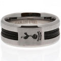 Front - Tottenham Hotspur FC Black Inlay Ring