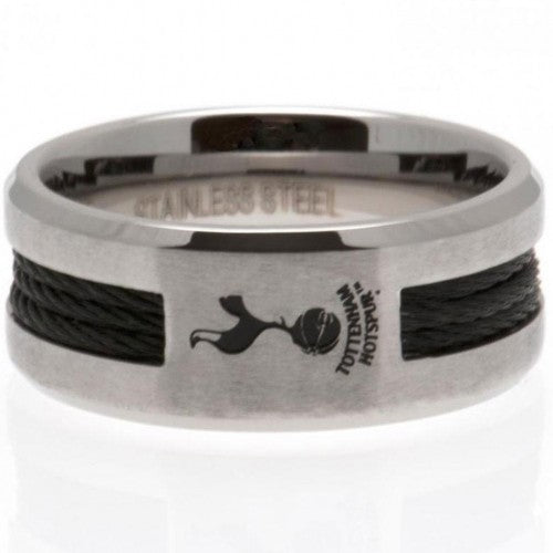 Front - Tottenham Hotspur FC Black Inlay Ring