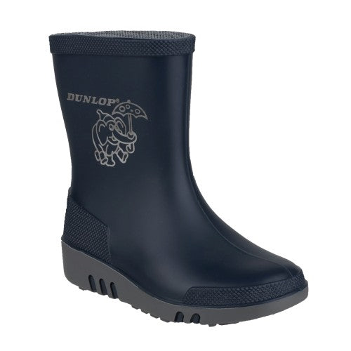 Front - Dunlop Childrens/Kids Elephant Galoshes