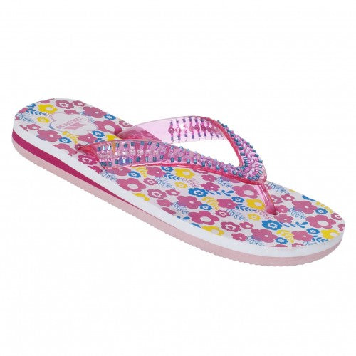Front - Trespass Childrens Girls Eolas Flip Flops