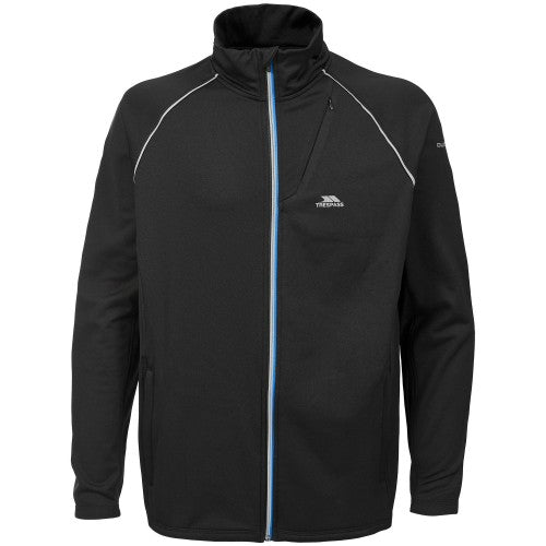 Front - Trespass Mens Clive Full Zip Active Top