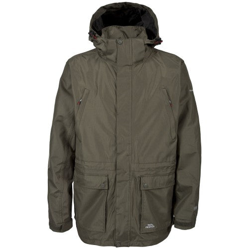 Front - Trespass Mens Reuben Waterproof Jacket