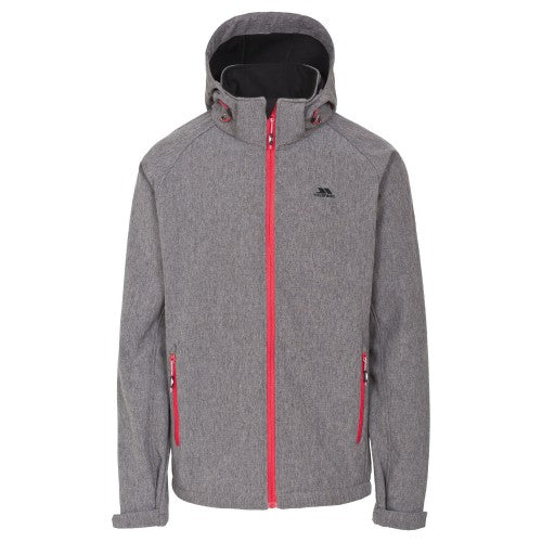 Front - Trespass Mens Rafi Waterproof Softshell Jacket