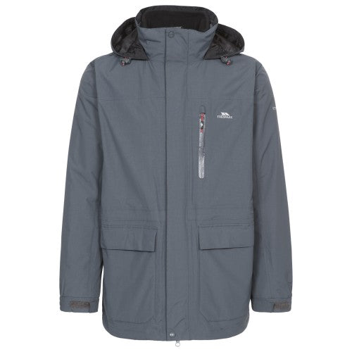 Front - Trespass Mens Edgewater II 3 In 1 Waterproof Jacket
