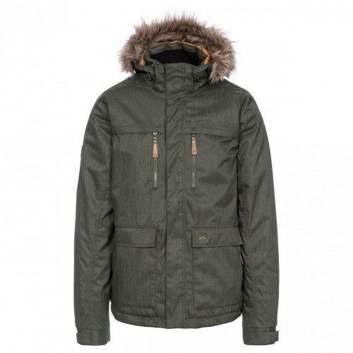 Front - Trespass Mens King Peak Waterproof Jacket