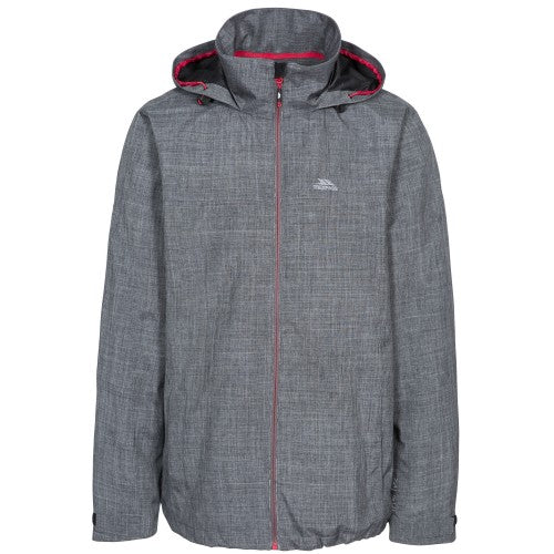 Front - Trespass Mens Moonshine Waterproof Jacket