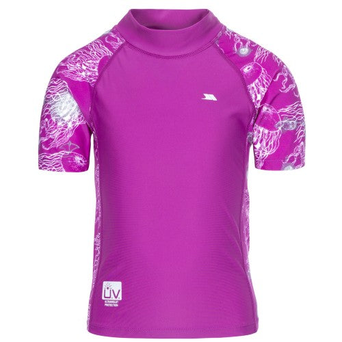 Front - Trespass Childrens/Kids Jella Rash Guard