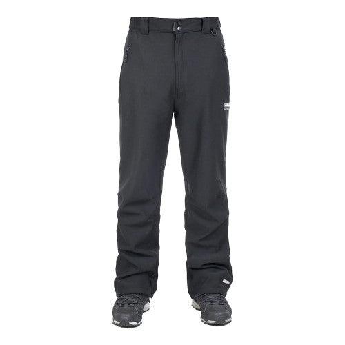 Front - Trespass Mens Hemic Softshell Pants