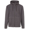 Front - Trespass Mens Hackforth Marl Full Zip Hoodie