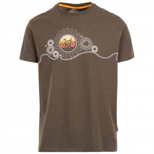 Front - Trespass Mens Longcliff T-Shirt