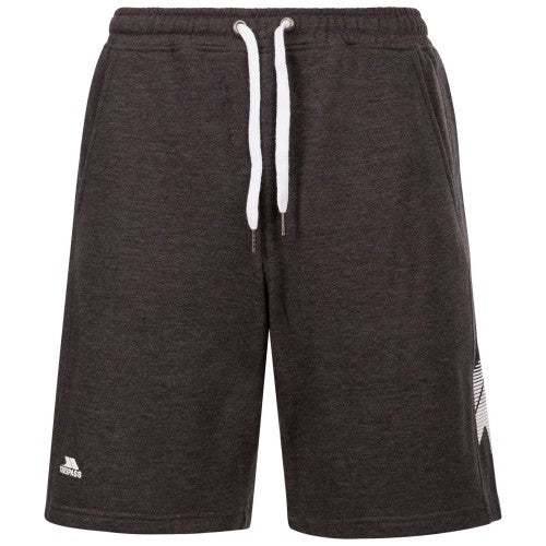 Front - Trespass Mens Lance Marl Shorts