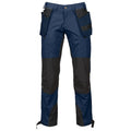 Front - Projob Mens Stretch Cargo Pants
