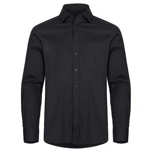 Front - Clique Mens Stretch Formal Shirt